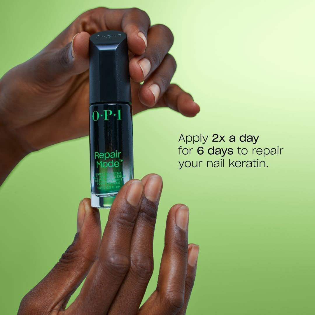 OPI Repair Mode Bond Building Nail Serum - Keratin Protein Nail Strengthener for Stronger Nails & Growth | Professional Nail Treatment for Damaged, Weak & Brittle Nails | Perfect for Salon Use & At-Home Nail Care