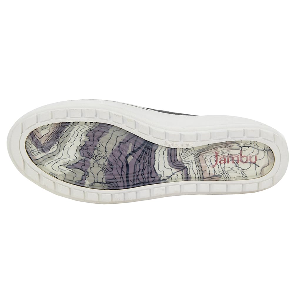 Jambu Women's July Sneakers - Comfortable Casual Walking Shoes for Women - Black | Perfect for Everyday Wear, Travel & Outdoor Activities