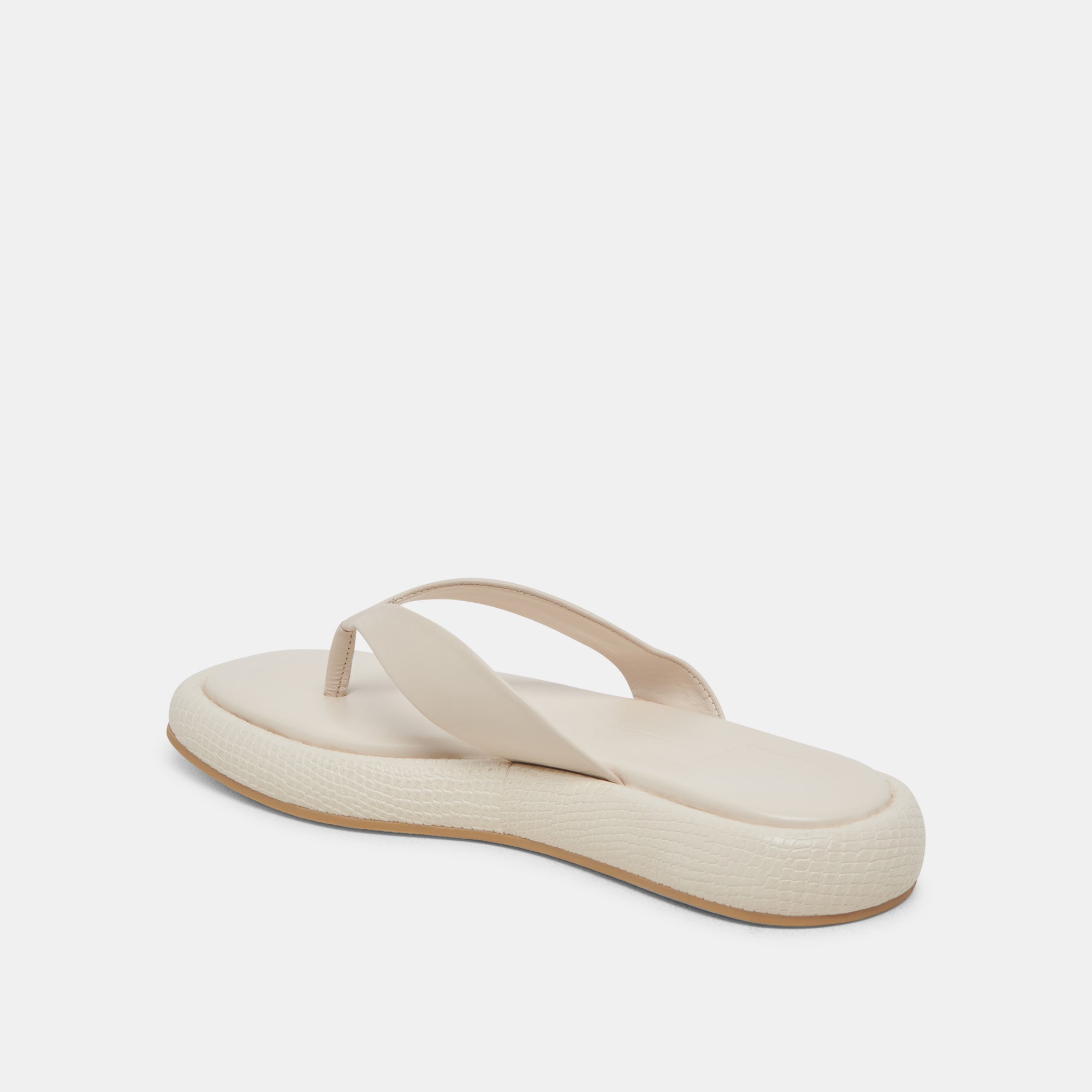 ADIN Women's Ivory Leather Sandals - Comfortable & Stylish Summer Casual Shoes for Beach, Travel & Everyday Wear