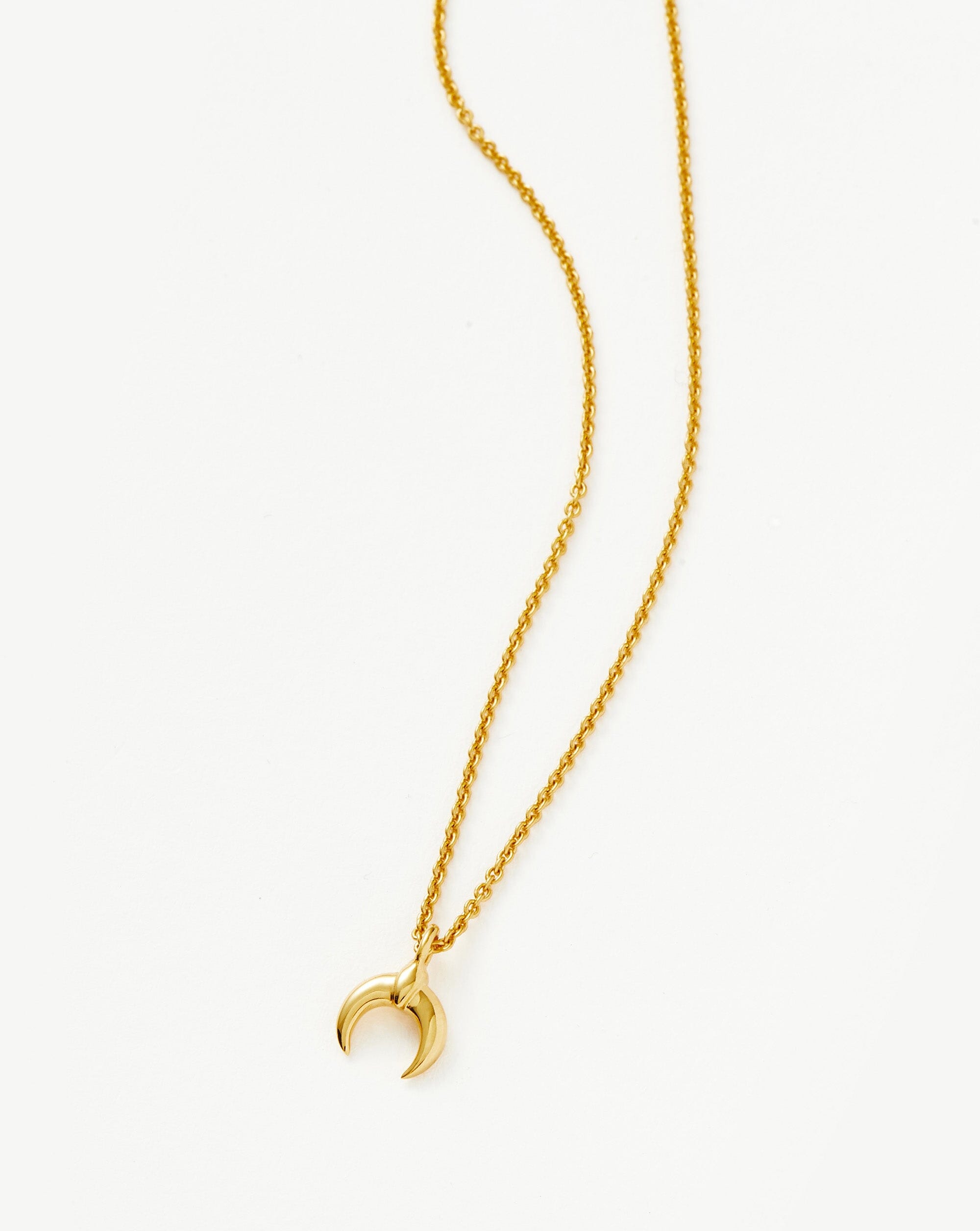 Lucy Williams Tiny Horn Necklace - Dainty Gold Horn Pendant for Women, Minimalist Jewelry Gift for Her | Perfect for Everyday Wear, Layering & Special Occasions