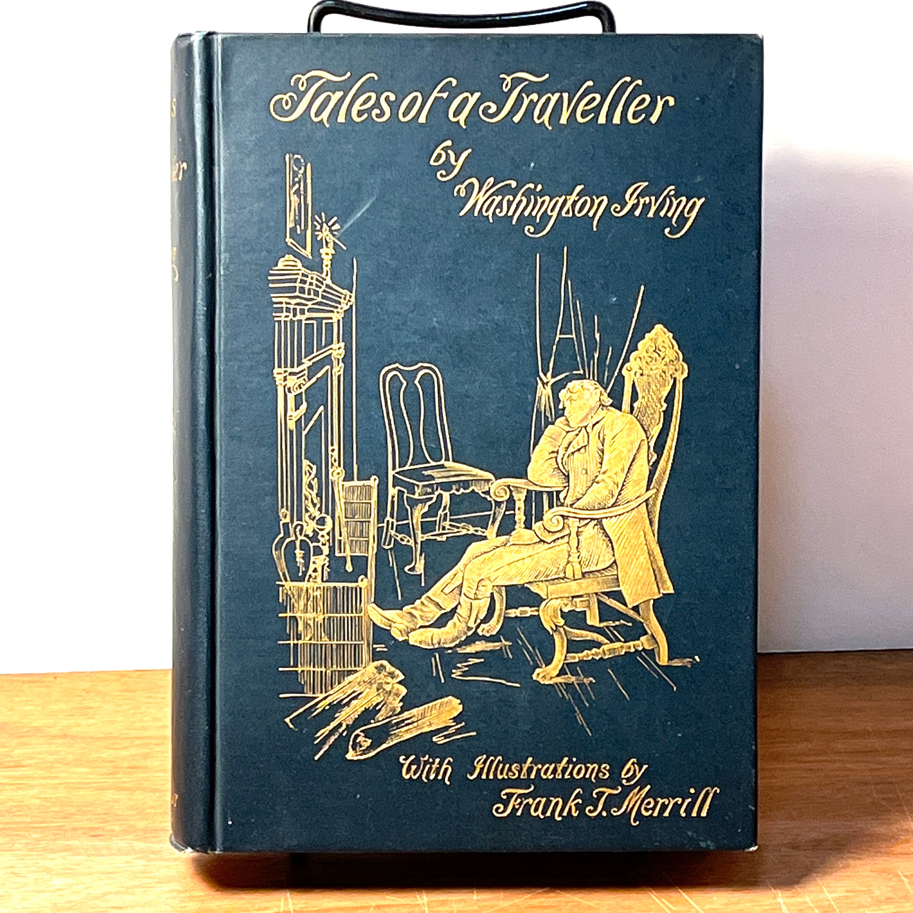 Tales of a Traveller by Washington Irving - 1897 Revised Edition | Vintage Classic Book Collection | Perfect for Literature Lovers & Book Collectors