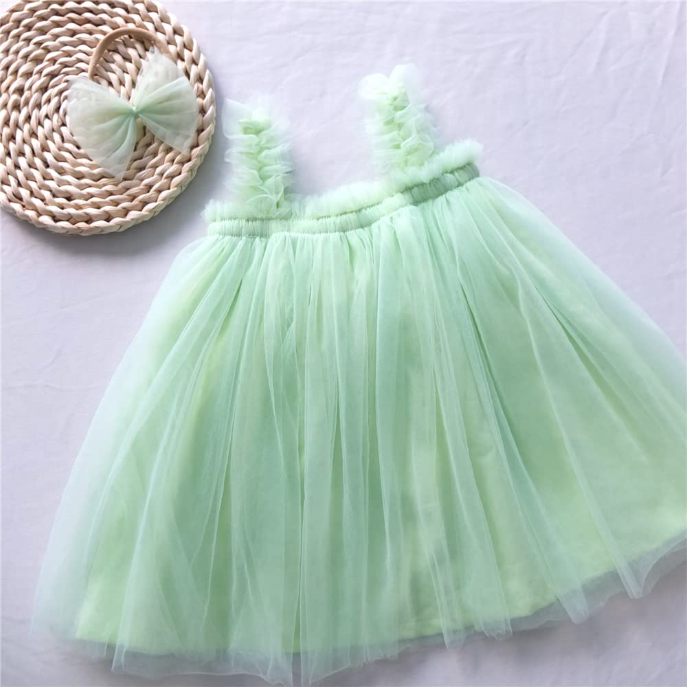 **Baby Girl Tulle Tutu Dress for Toddlers - Princess Birthday Party Outfit with Fluffy Skirt | Perfect for 1st Birthday, Photo Shoots & Special Occasions**