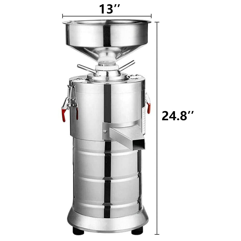 Electric Peanut Butter Maker Machine - 1100W 33lb/h Nut Butter Grinder for Peanuts, Almonds, Cashews & Sesame - Commercial & Home Use - Perfect for Smoothies, Baking & Healthy Snacks - 110V