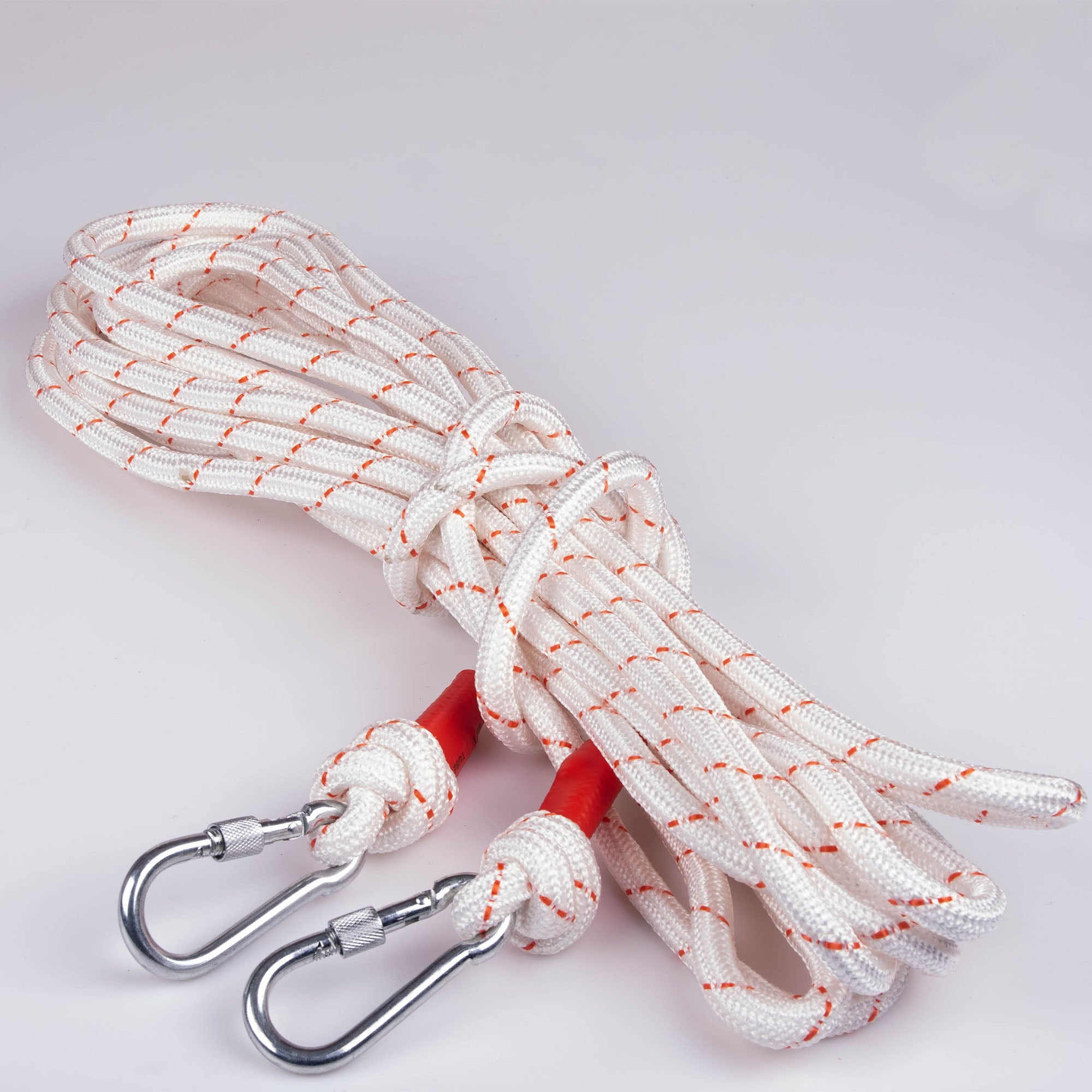 12mm x 10m Nylon Static Safety Climbing Rope - Heavy Duty Rock Climbing, Outdoor Boating, Marine Anchor & Dock Lines - Perfect for Mountaineering, Sailing, Camping & Water Sports