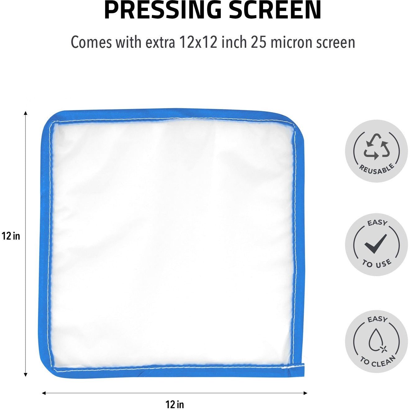 Gutenberg's Dank Pressing Co 20 Gallon All Mesh Bubble Bag 5 Set - Premium Bubble Hash Extraction Kit for Herbs & Cannabis - Perfect for Home Brewing, DIY Extracts & Artisan Concentrates
