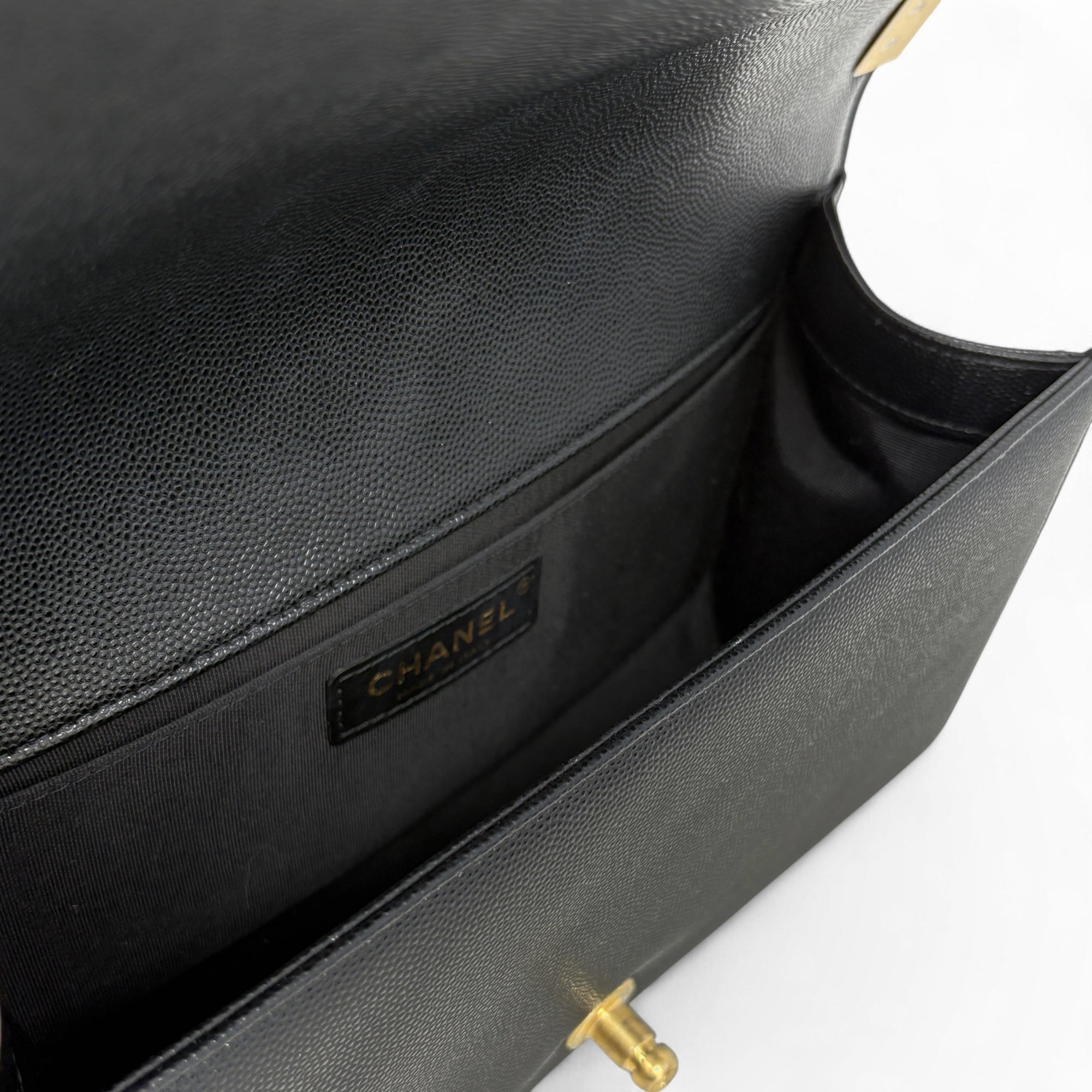 Chanel Black Medium Boy Bag - Luxury Designer Handbag for Women, Perfect for Parties, Dates & Everyday Use