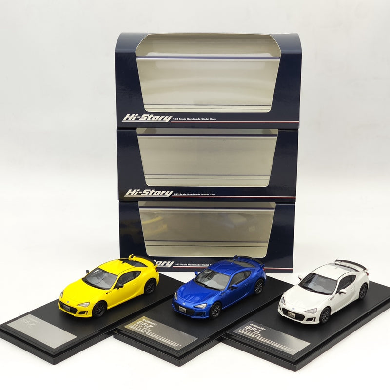 1:43 Scale Subaru BRZ 2.0 GT 2016 Limited Edition Resin Model Car - Hi Story HS322 Collectible for Display, Racing Enthusiasts & Car Lovers