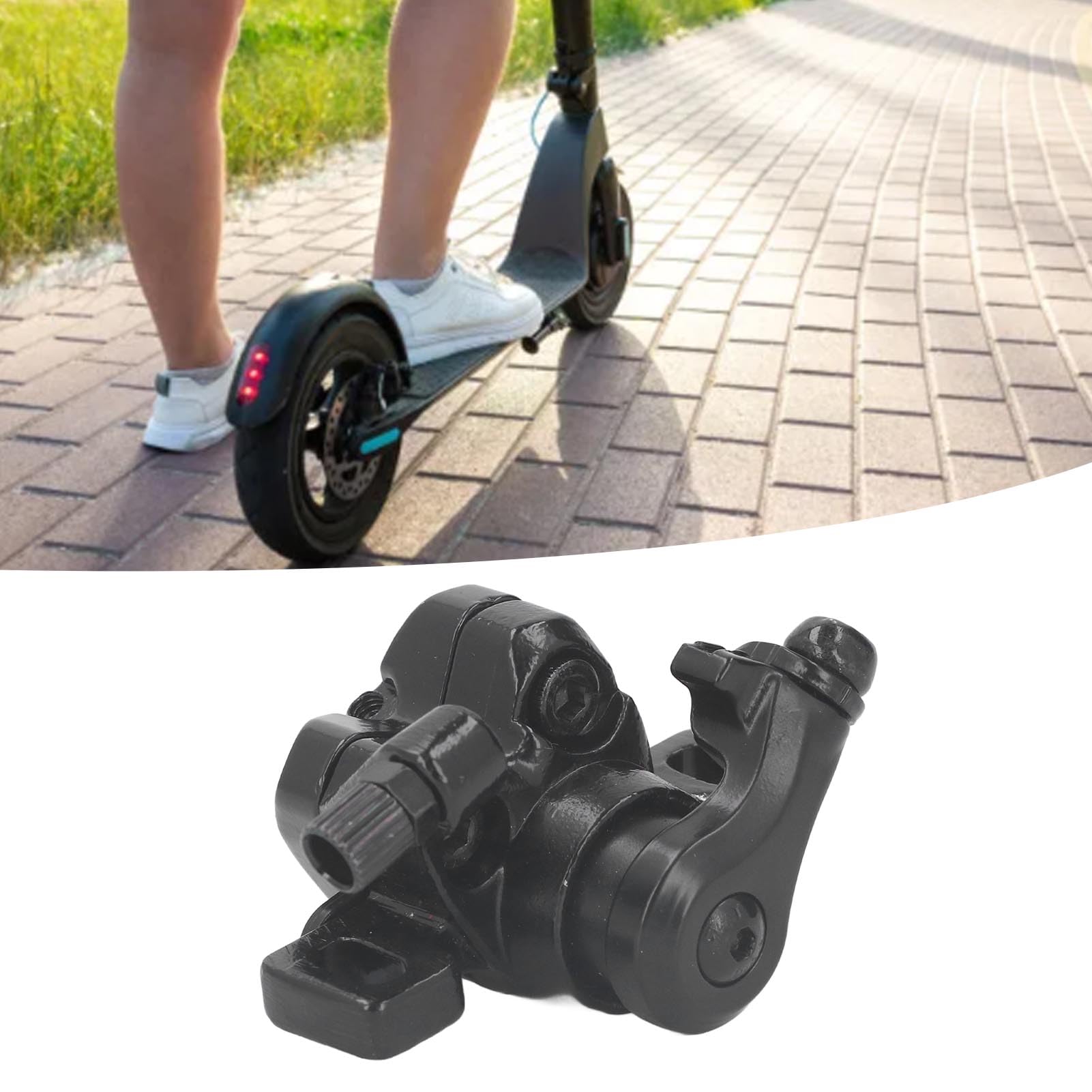 GOTRAX Electric Scooter Brake Caliper - Aluminum Alloy Rear Disc Brake Replacement Kit with Pads for GOTRAX Scooters | Front & Rear Mechanical Disc Brake System | Perfect for Commuting & Urban Riding