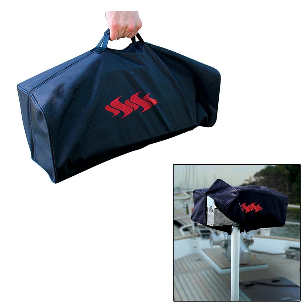 Kuuma Stow N' Go Grill Cover - Heavy Duty Waterproof BBQ Grill Cover with Storage Tote Bag, Duffle Style for Outdoor Cooking, Camping, and Backyard Parties