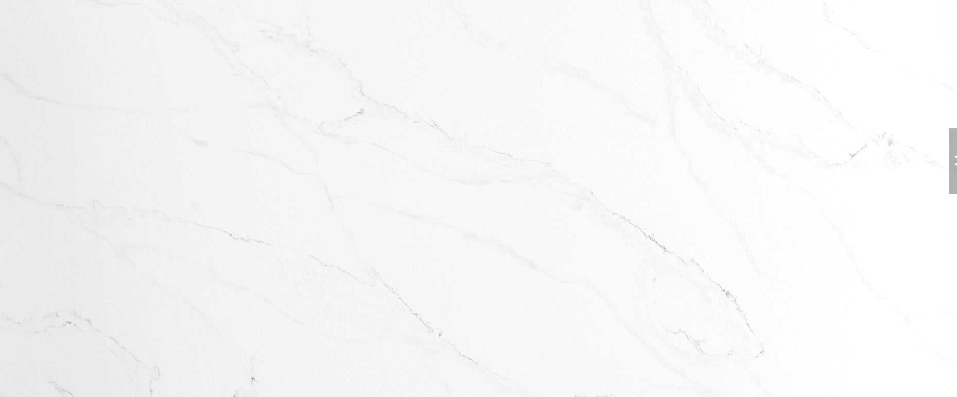 Premium Calacatta Saga 2cm Quartz Countertop Slab - White Marble Look Quartz for Kitchen & Bathroom Renovation - Durable, Stain-Resistant Surface for Modern Homes