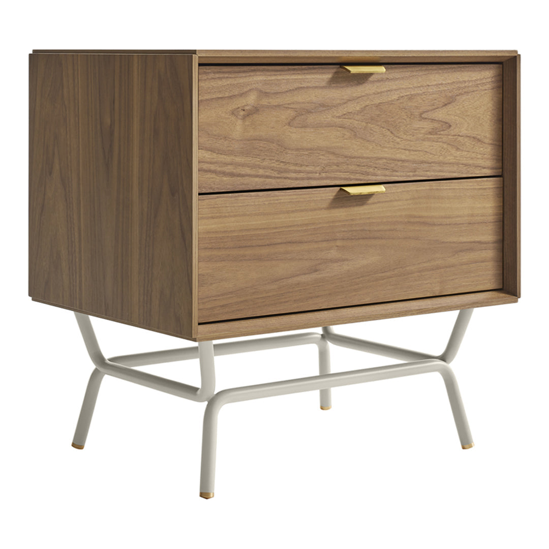Modern Blu Dot Dang Nightstand - Minimalist Bedside Table with Storage Shelf | Perfect for Small Spaces, Bedrooms & Apartments