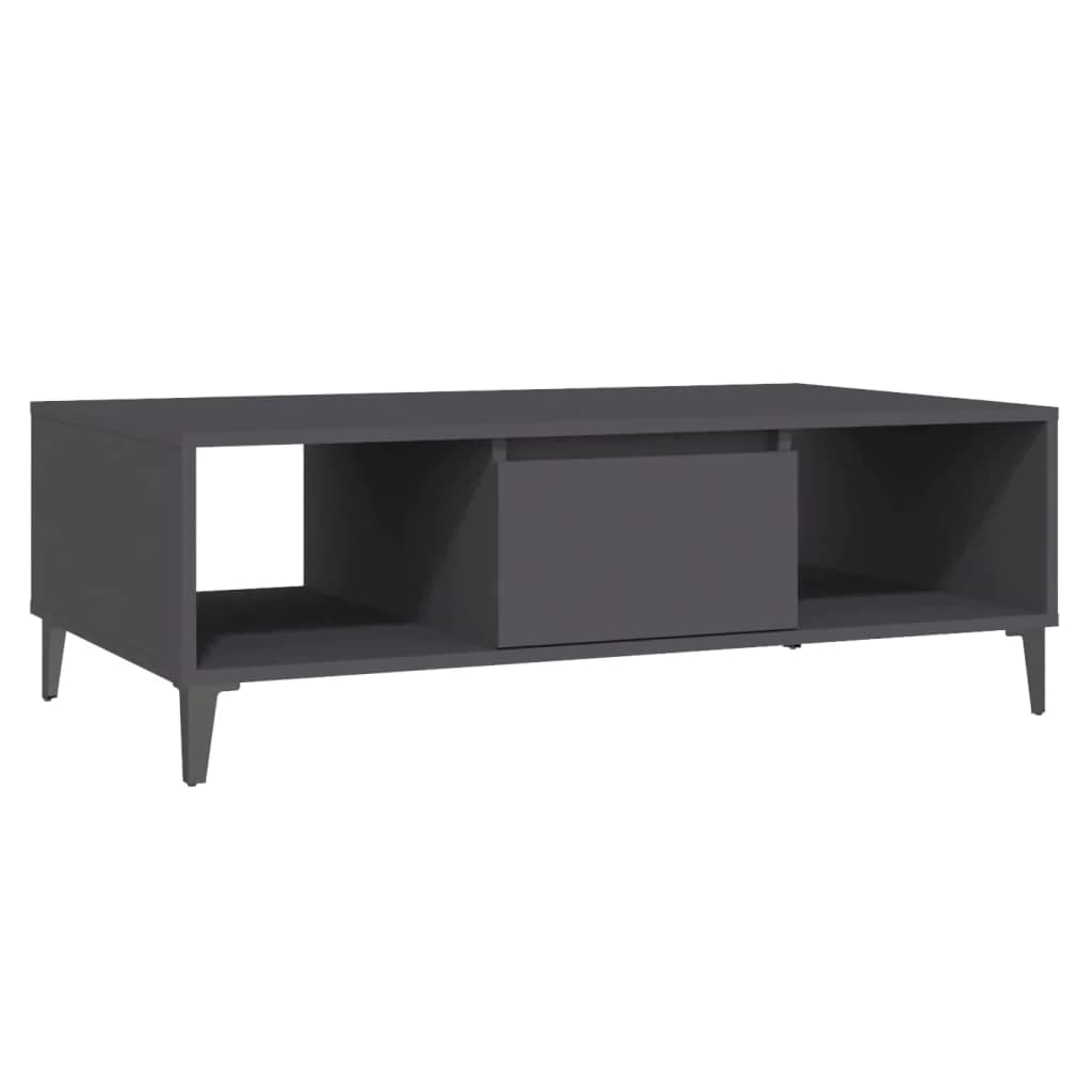 vidaXL Coffee Table - Modern Accent Side Table for Living Room, Couch, or Bedroom - Sturdy Chipboard Construction - Multiple Color Options - Perfect for Home Decor, Relaxing, and Entertaining