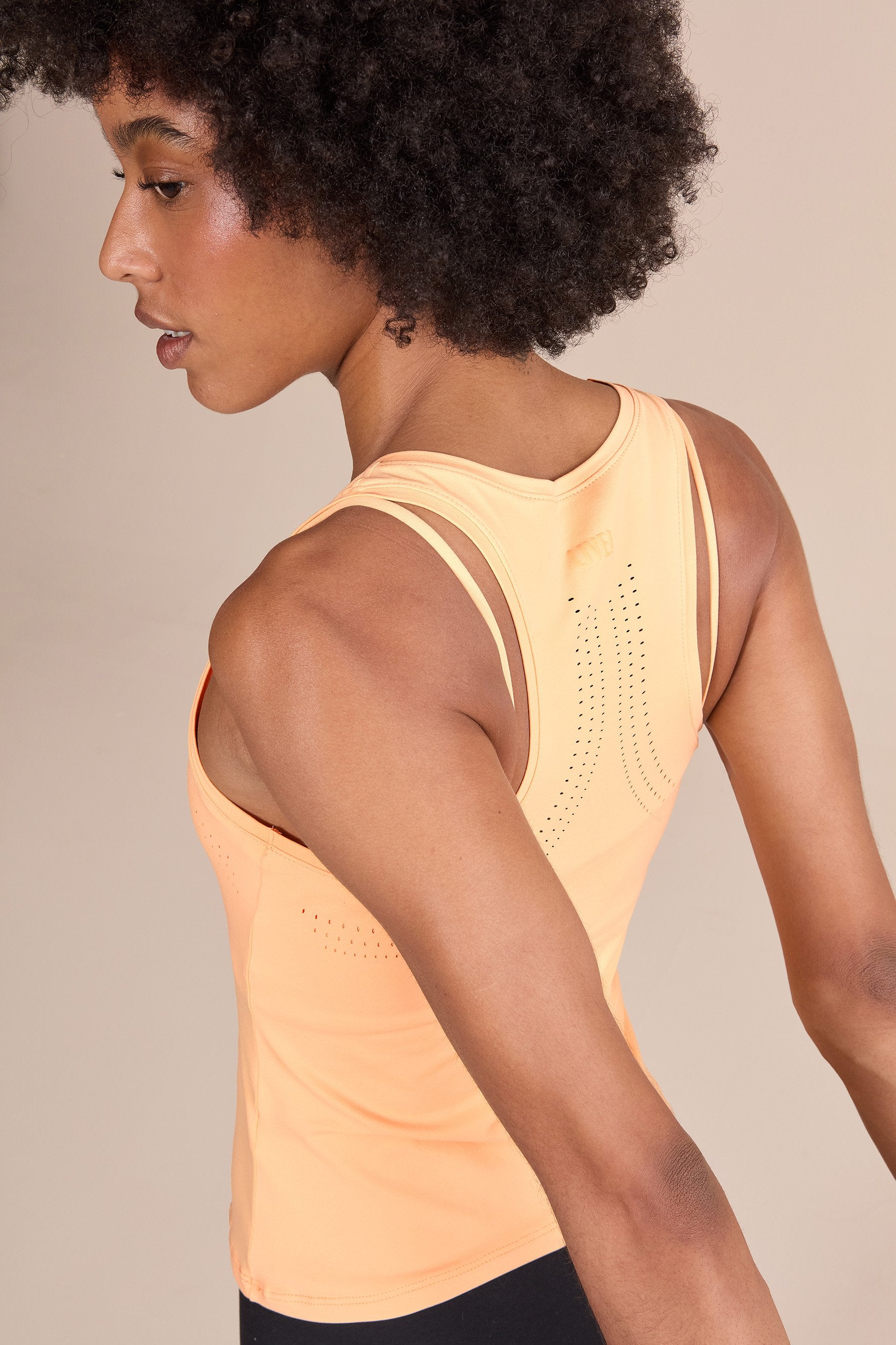 Women's Broad Laser Racerback Tank Top - Breathable Workout Shirt for Yoga, Running & Gym - Athletic Seamless Fitness Top