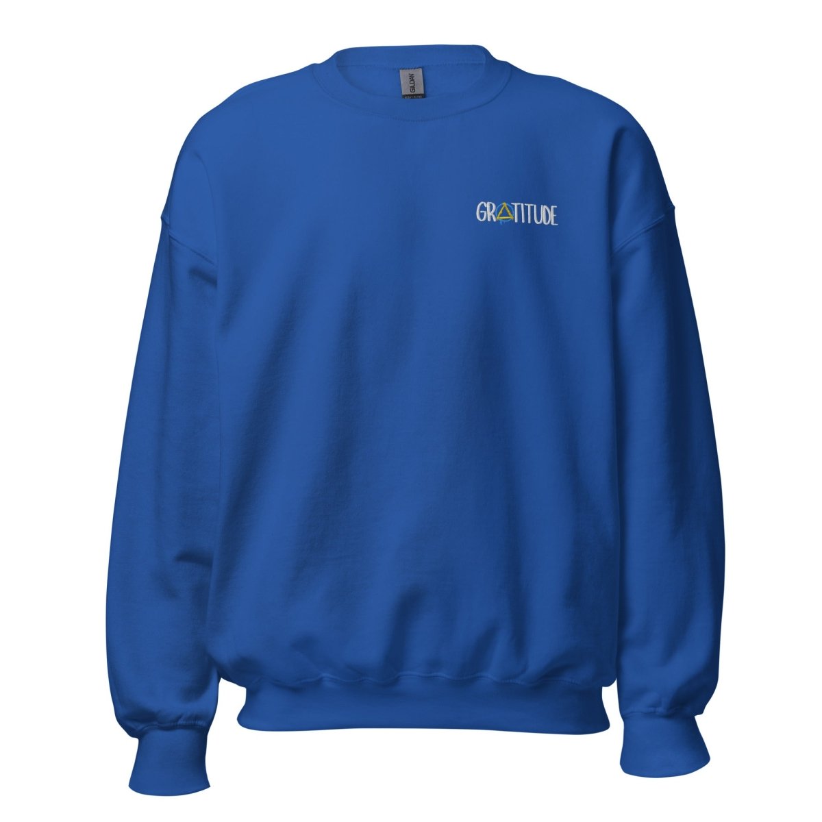 Gratitude Embroidered Unisex Sweatshirt | Comfortable Pullover Hoodie for Men & Women | Perfect for Casual Wear, Thanksgiving Gifts & Everyday Outfits