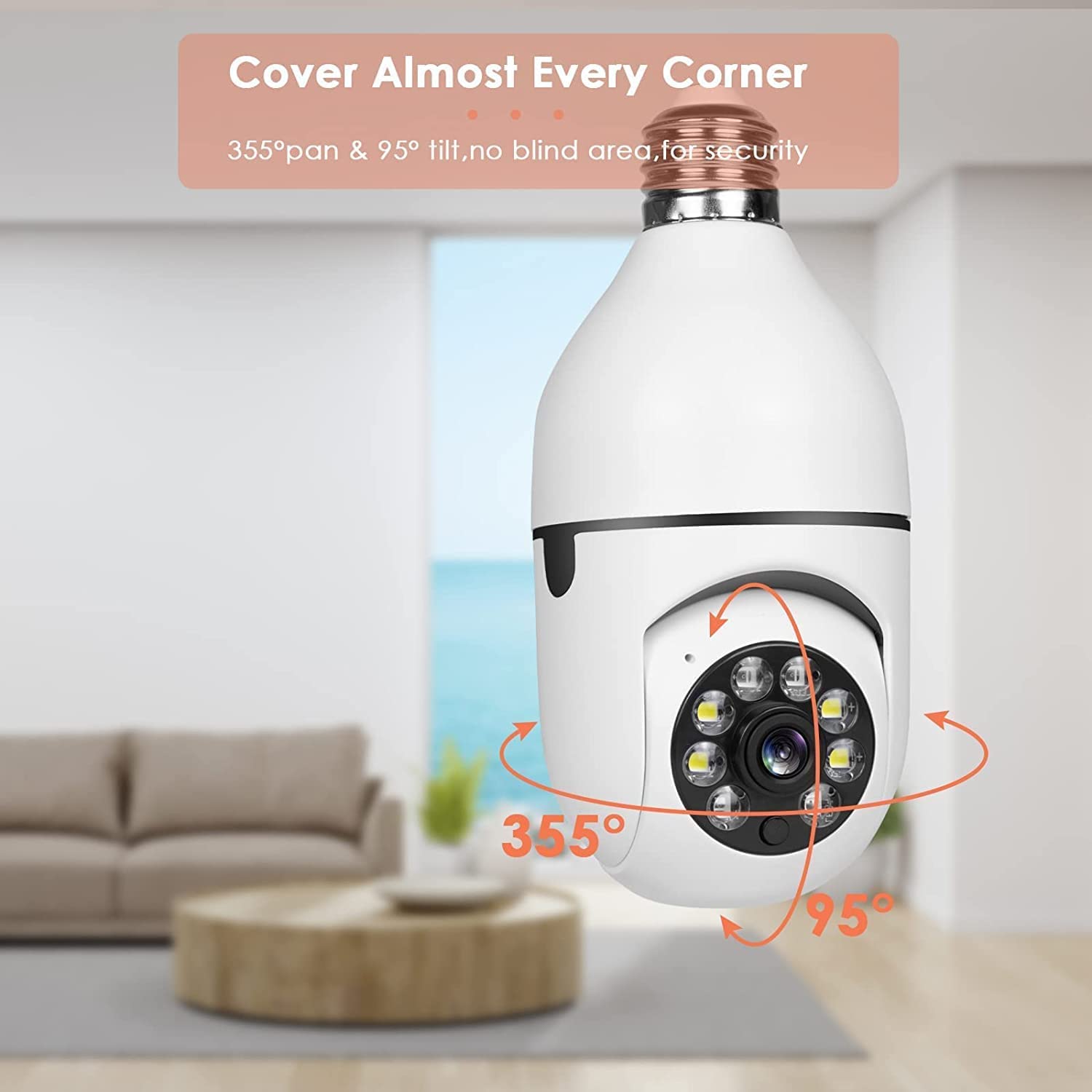 Edenn I Defend Camera - HD Security Camera with Night Vision, Motion Detection & Weatherproof Design for Home, Office & Outdoor Surveillance