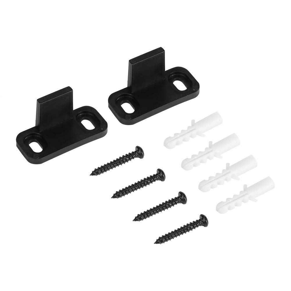 Adjustable Sliding Bottom Floor Guide Clip for Barn Door Hardware with Screws - Secure & Smooth Sliding Door Operation for Home, Office, or Closet Doors