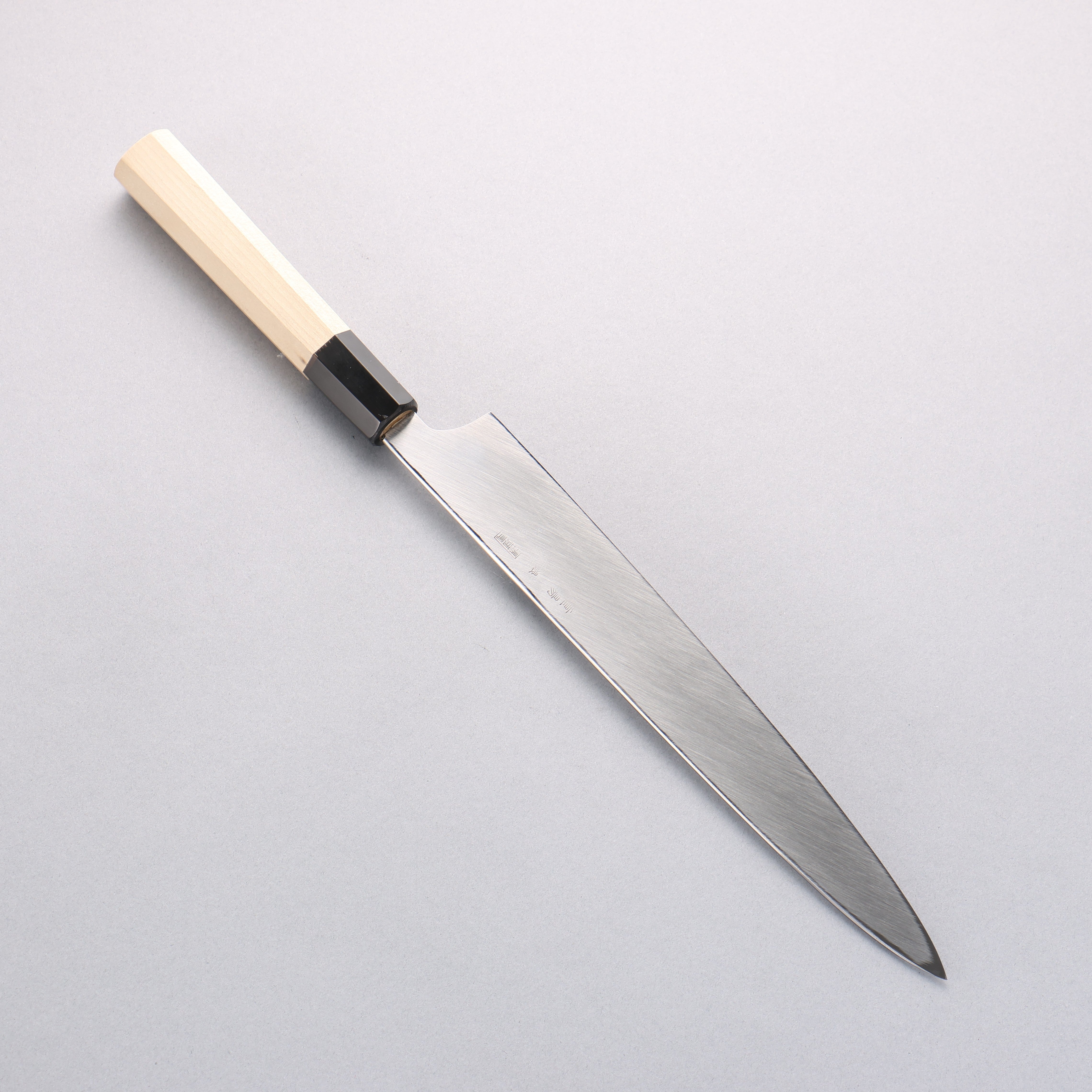 Premium Choyo Silver Steel No.3 Yanagiba Sushi Knife 240mm - Mirror Polished Blade with Magnolia Wood Handle - Perfect for Sushi Chefs & Japanese Cuisine Preparation