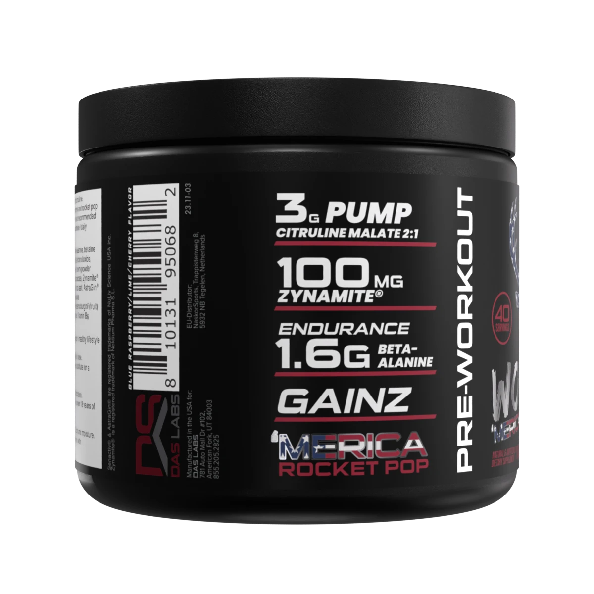 Bucked Up Woke AF 260g Pre-Workout Powder - Energy & Focus Booster for Gym, Fitness & Bodybuilding | Vegan & Keto Friendly Supplement