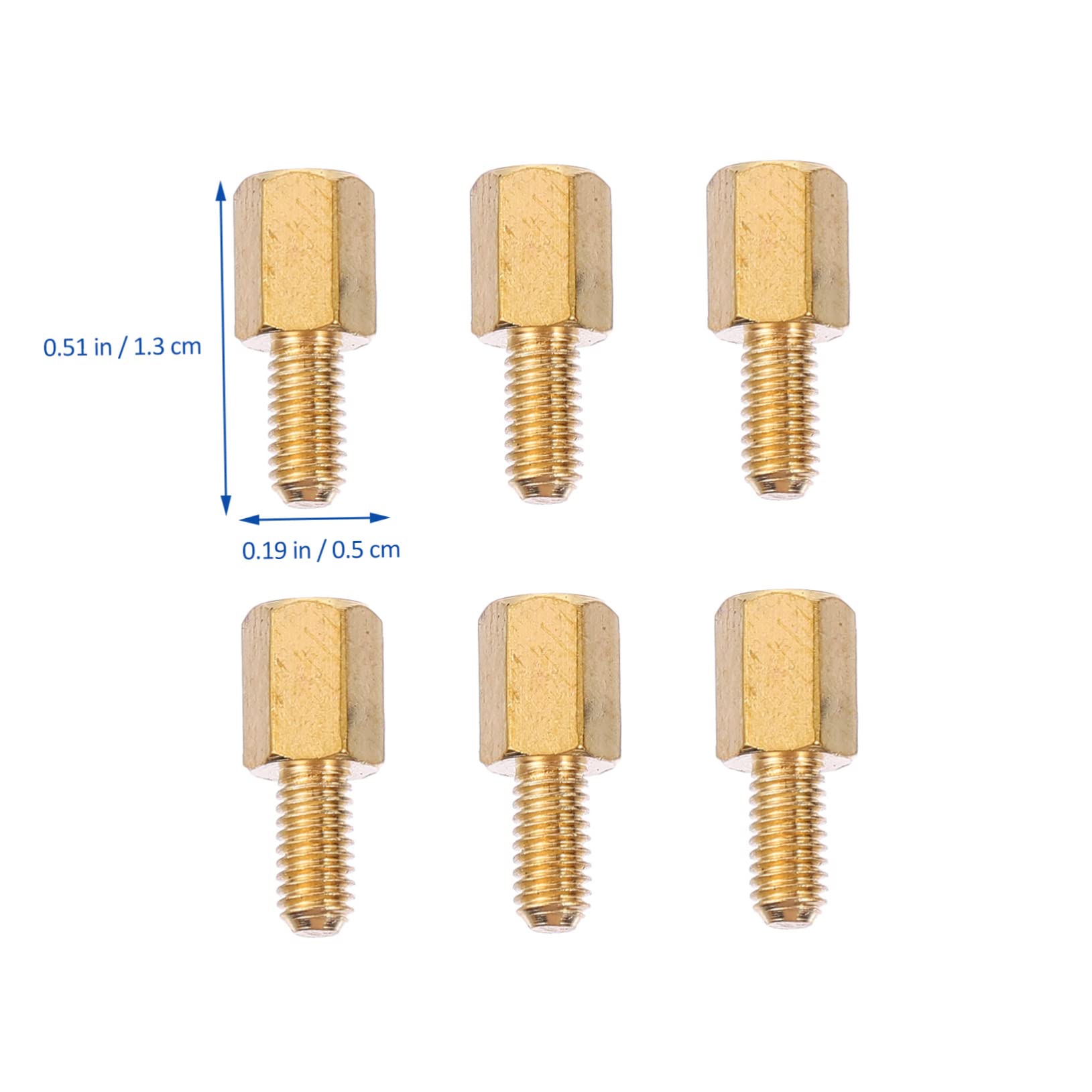 Homoyoyo 20pcs Computer Case Motherboard Standoff Screw Kit - Round Head Spacers & Insulation Washers for PC Building, Repair, and Maintenance