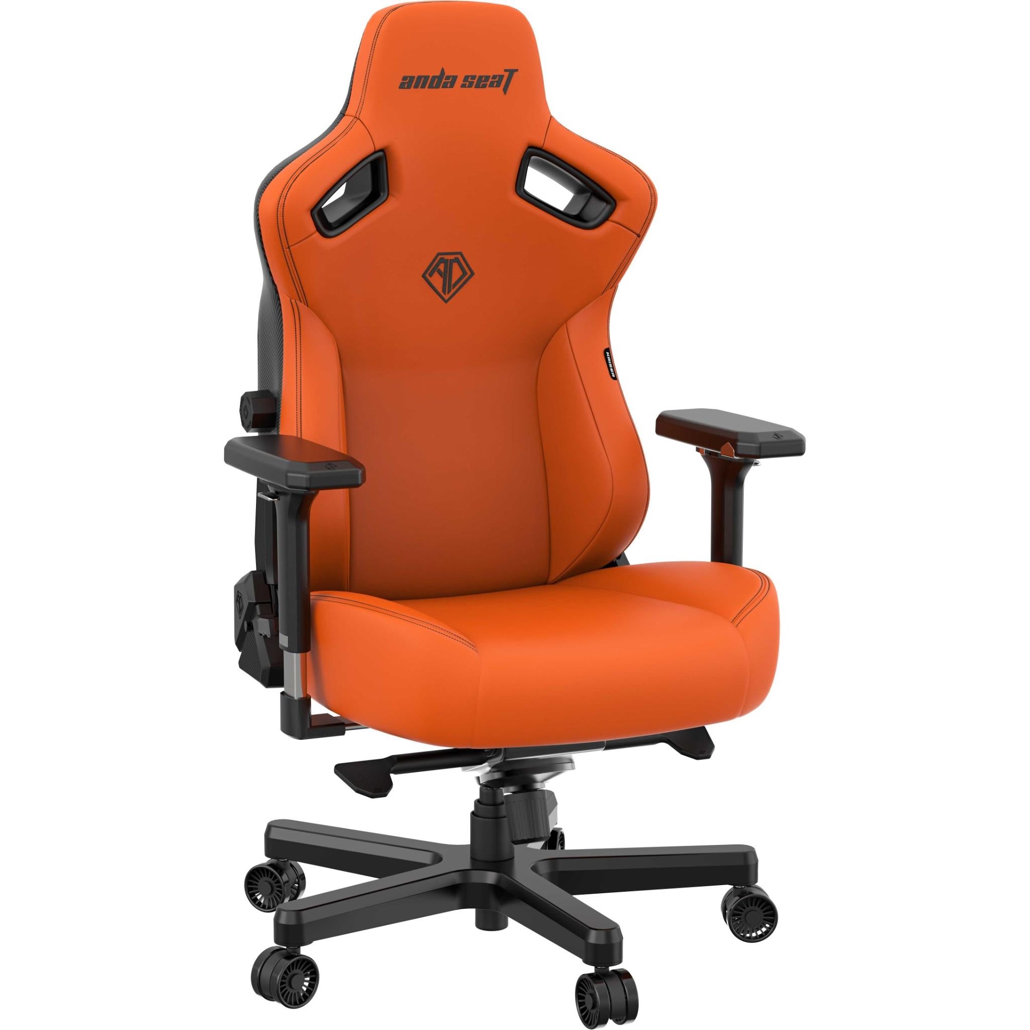 Anda Seat Kaiser 3 Series Premium Gaming Chair - Ergonomic Office Chair with Adjustable Lumbar Support & Headrest, Large Size in Vibrant Orange | Perfect for PC Gaming, Esports, and Home Office Workstations