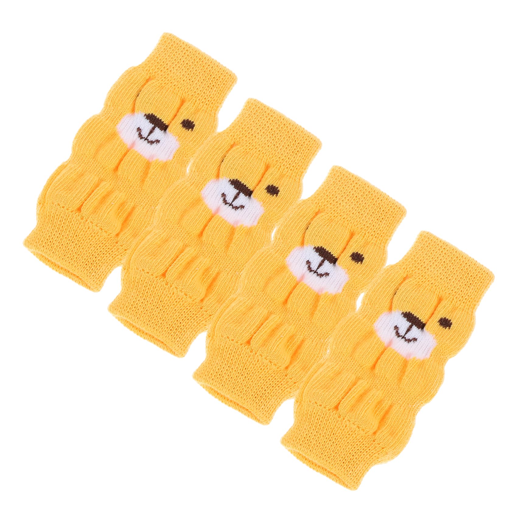 Balacoo 4pcs Pet Leg Warmers - Non-Slip Dog Socks for Small Dogs & Puppies - Indoor & Outdoor Use