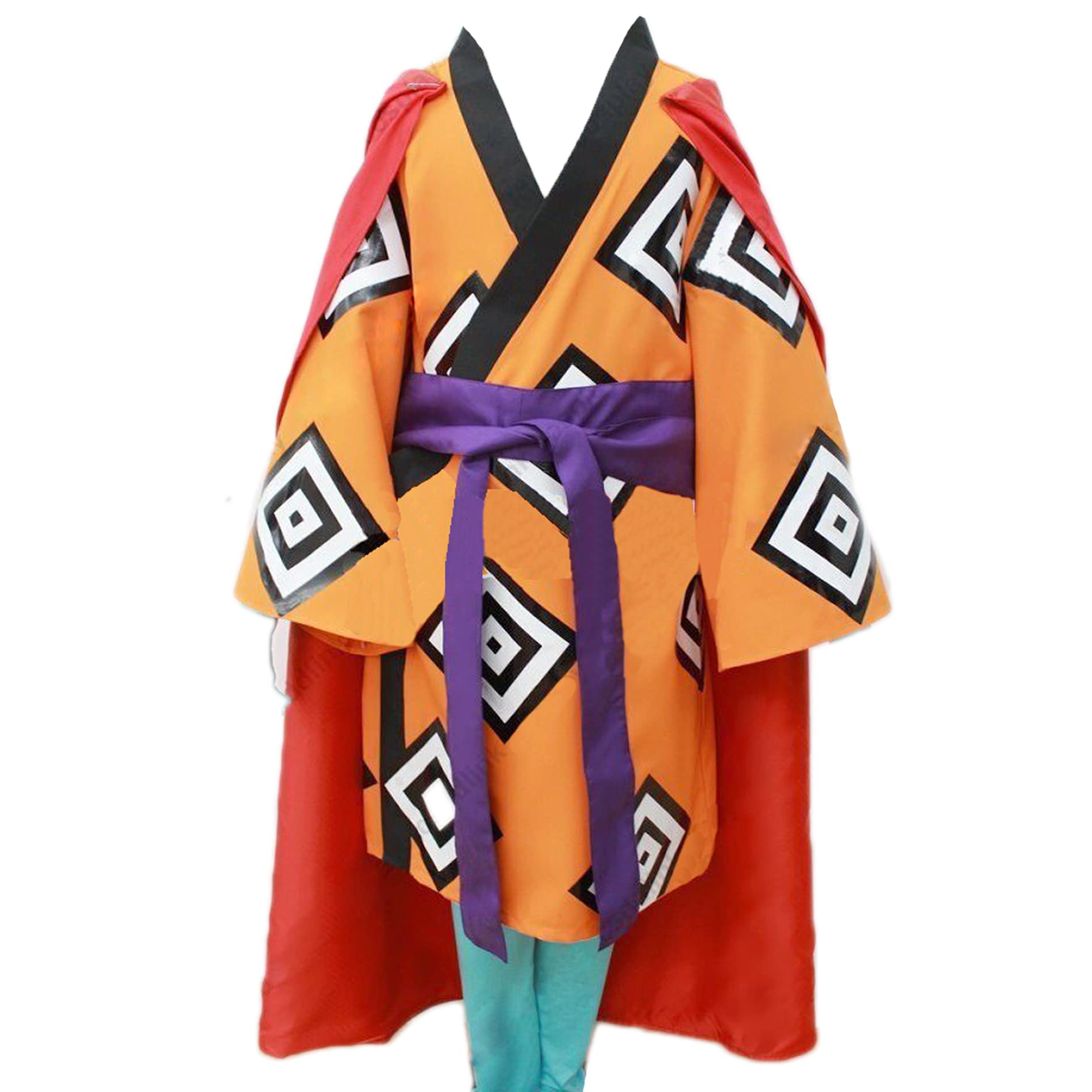 Anime Jinbe Cosplay Costume for Men - One Piece Wano Arc Outfit - Perfect for Halloween, Cosplay Events & Anime Conventions