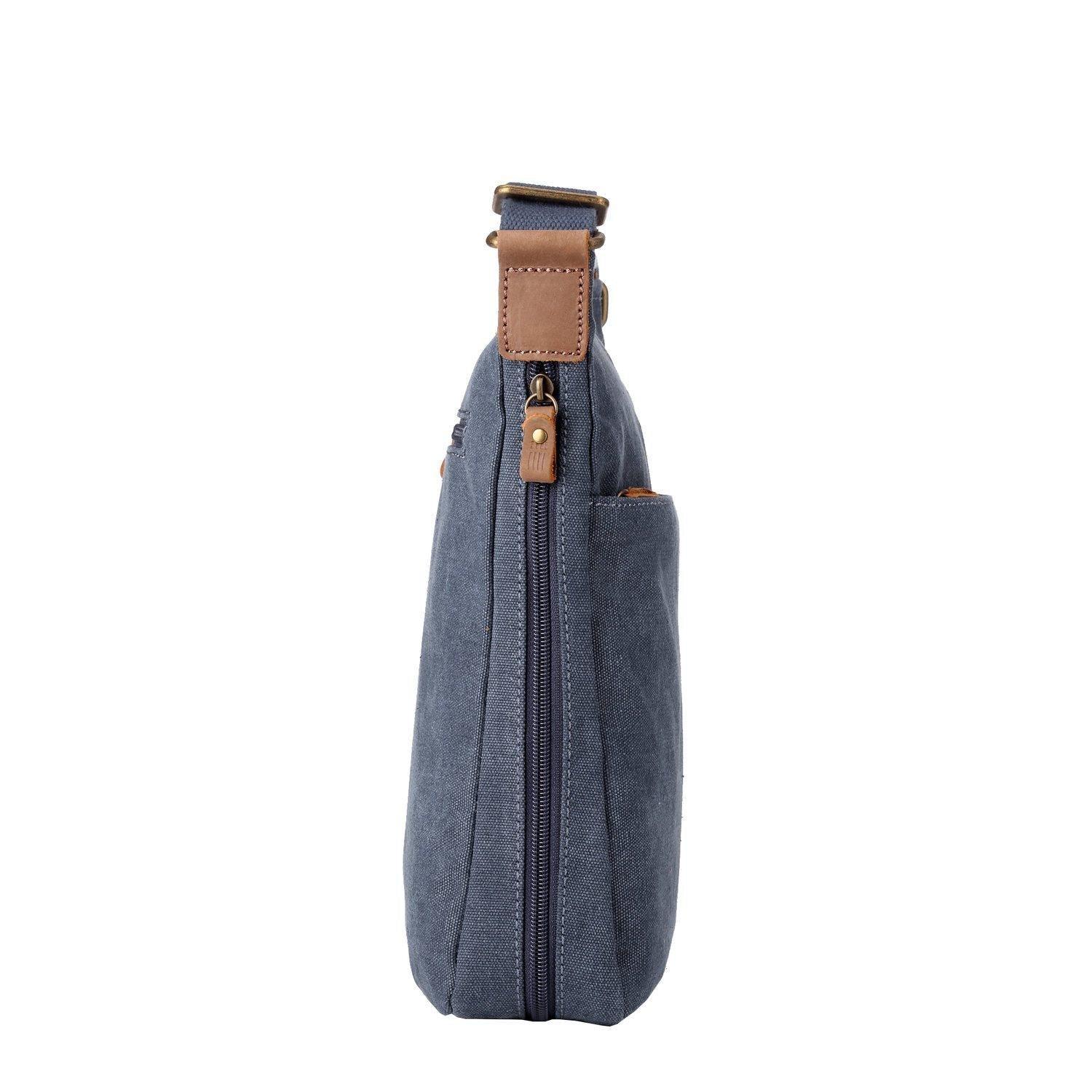 TRP0236 Troop London Classic Canvas Crossbody Bag - Stylish & Durable for Travel, Work & Everyday Use