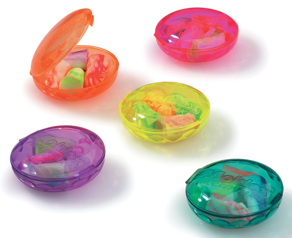 Moldex 7802 SNR 35dB High-Performance Earplugs - 200 Pairs PocketPak for Noise Reduction, Construction, Shooting, Concerts & Sleeping