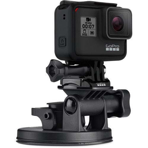 GoPro Suction Cup Mount - Secure & Adjustable Action Camera Mount for Cars, Motorcycles, Surfboards | Perfect for Adventure Sports, Vlogging & Travel Videos
