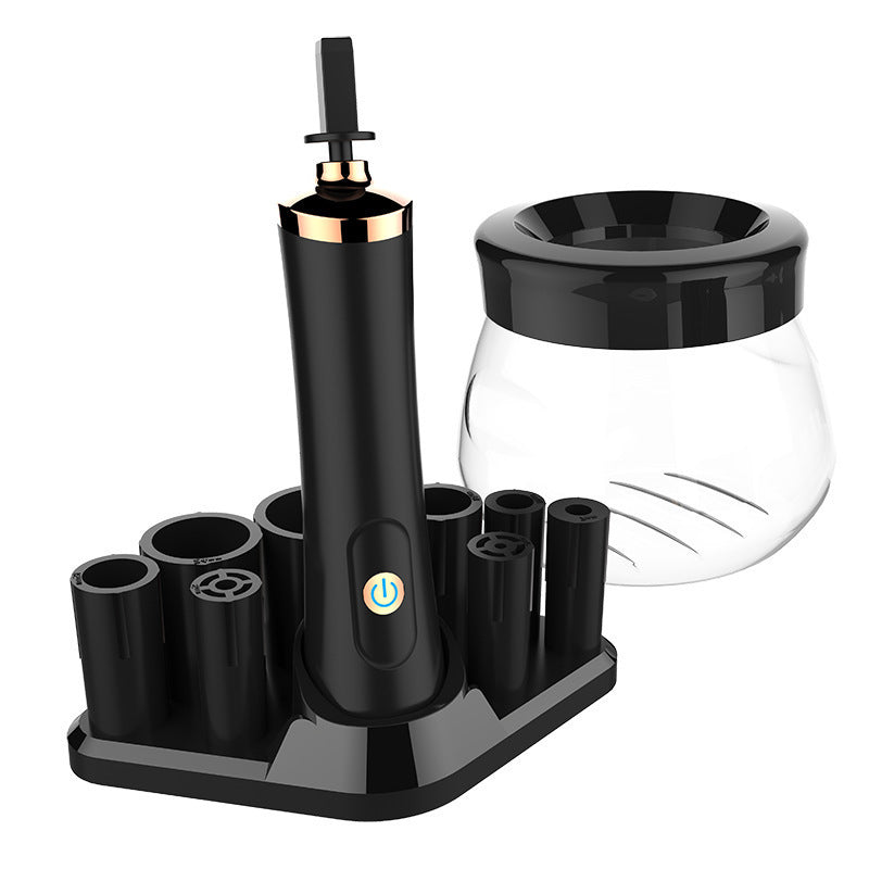 Electric Makeup Brush Cleaner - Automatic Drying & Charging, Fast Cleaning for Cosmetic Brushes | Perfect for Home Salon & Professional Makeup Artists
