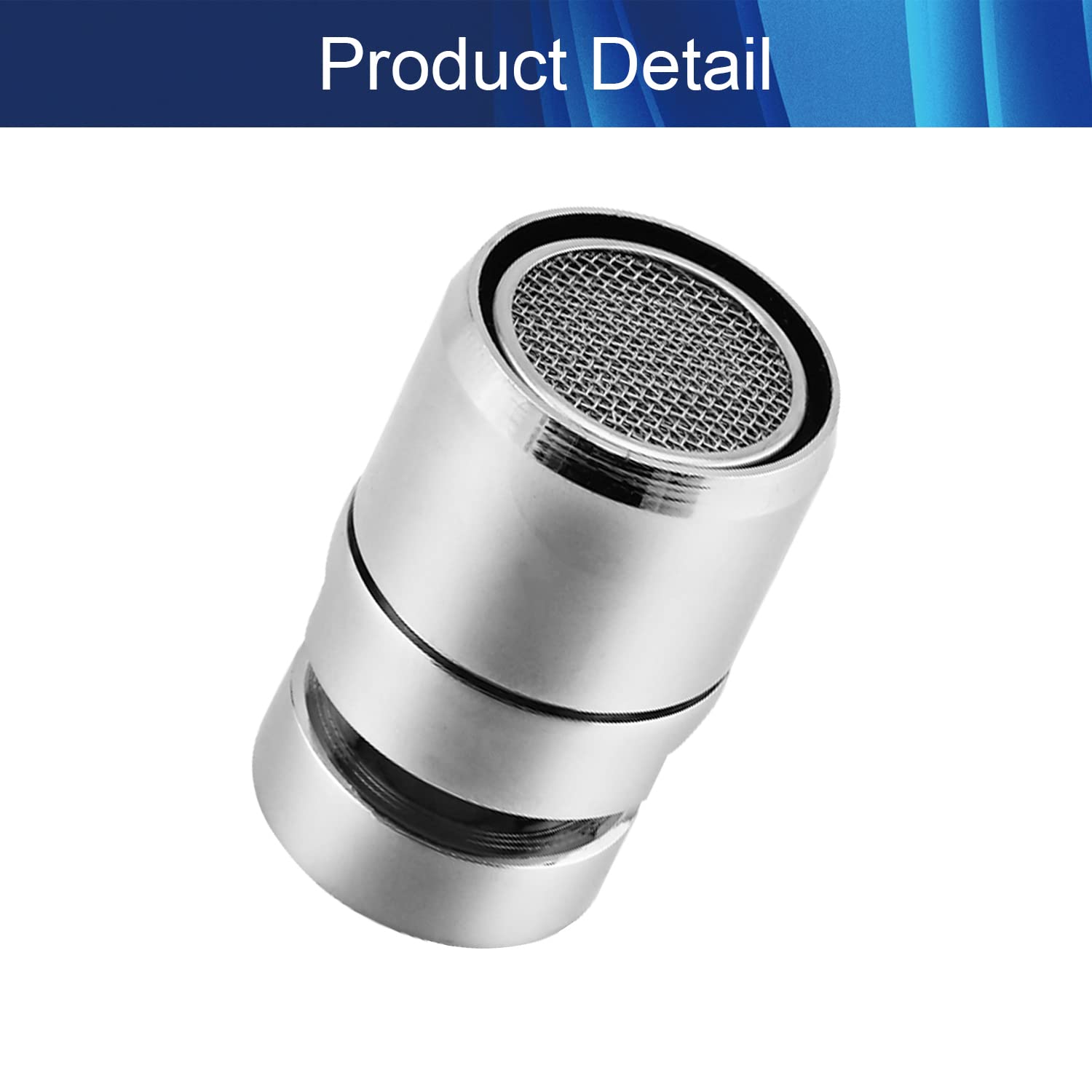2PCS 20mm Swivel Sink Faucet Aerator with Flow Restrictor - Replacement Parts for Bathroom & Kitchen Sink Faucets | Perfect for Water Conservation & Splash Reduction
