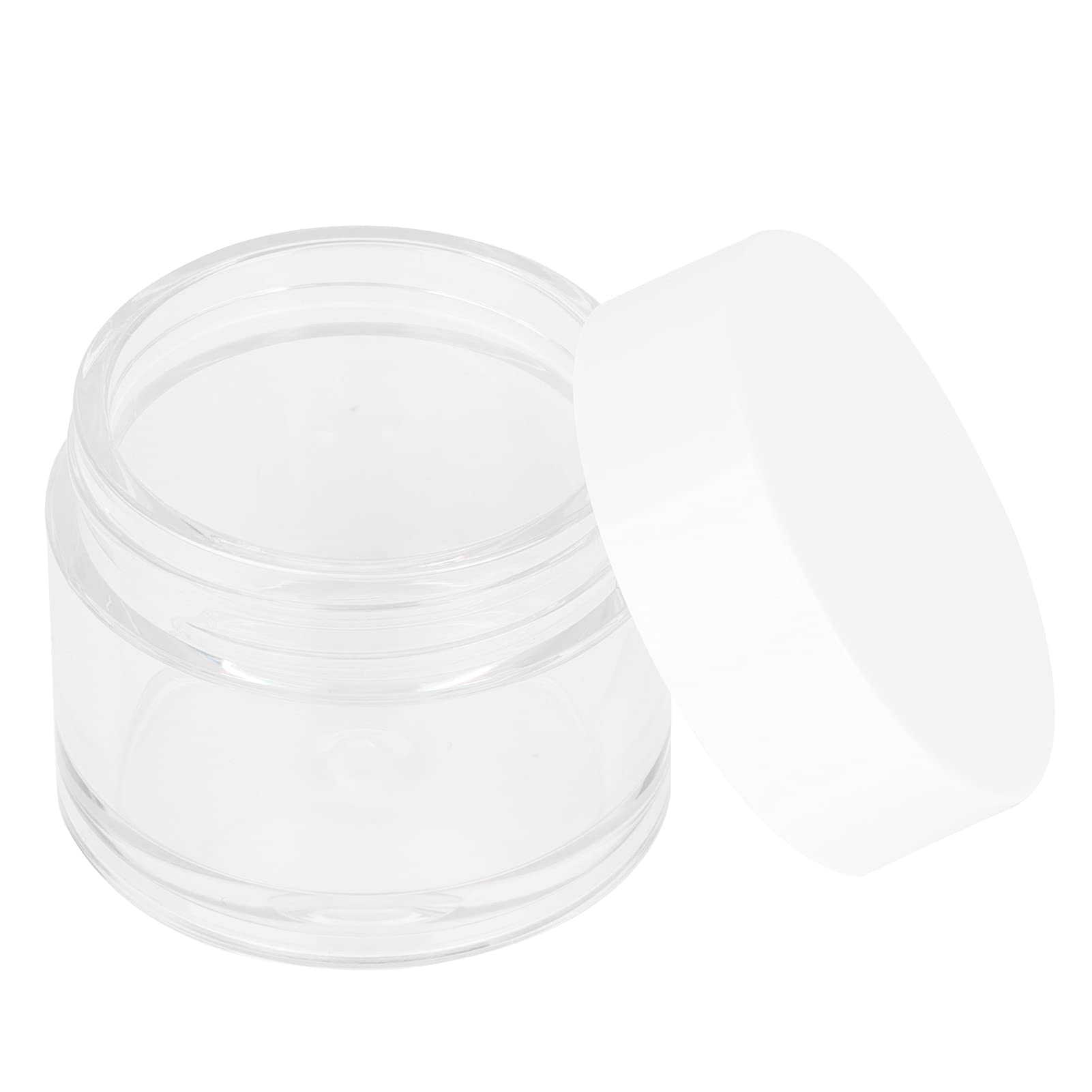 2-Pack Refillable Round Lip Balm Containers - 10pcs Empty Cosmetic Jars for Travel, DIY Lip Balm, Earrings & Jewelry Storage | Portable & Reusable