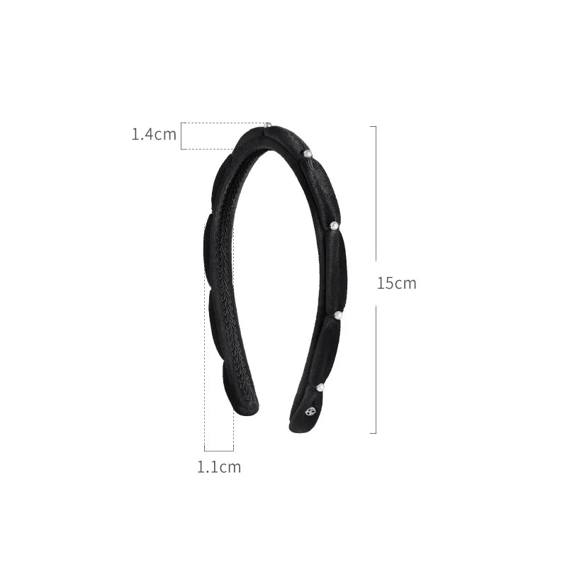 Jacinda Headband for Women - Soft Stretchy Hair Band for Workouts, Yoga, Running & Everyday Use
