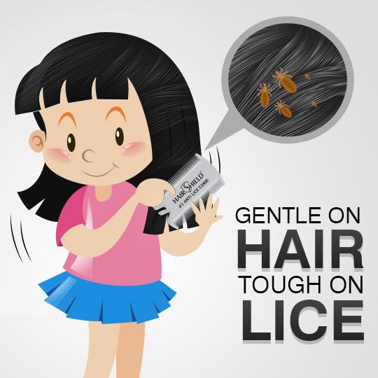HairShield Anti-Lice Cream Wash - Head Lice Treatment with Free Comb (30ml x 4 Pack, 120ml Total) - Safe & Effective for Kids & Adults at Home or School