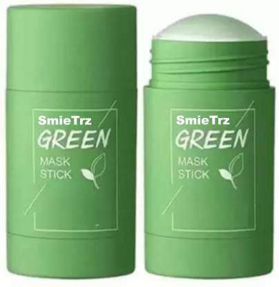 SMIETRZ Green Tea Face Shaping & Brightening Mask - Rejuvenating & Firming Facial Treatment for Glowing Skin - Perfect for Daily Skincare & Spa Nights