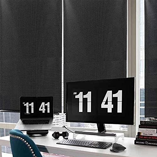 VALINK Roller Window Shades - Portable No Drill Blackout Curtains for Home, Car & Bathroom | Temporary Sunshade Blinds for Privacy & Light Control | Perfect for Bedrooms, Nursery, Office & RV Windows