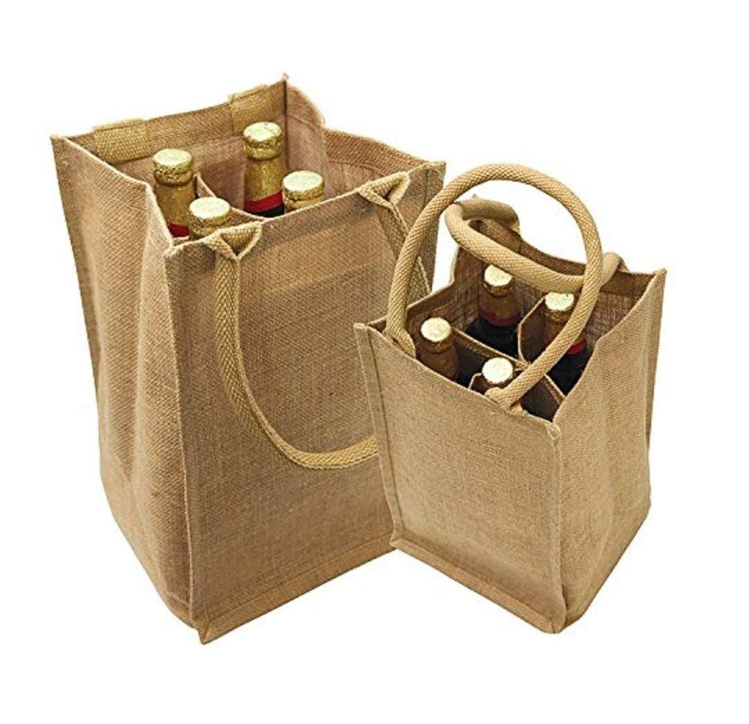 Premium 4-Bottle Wine Tote Bag - 8