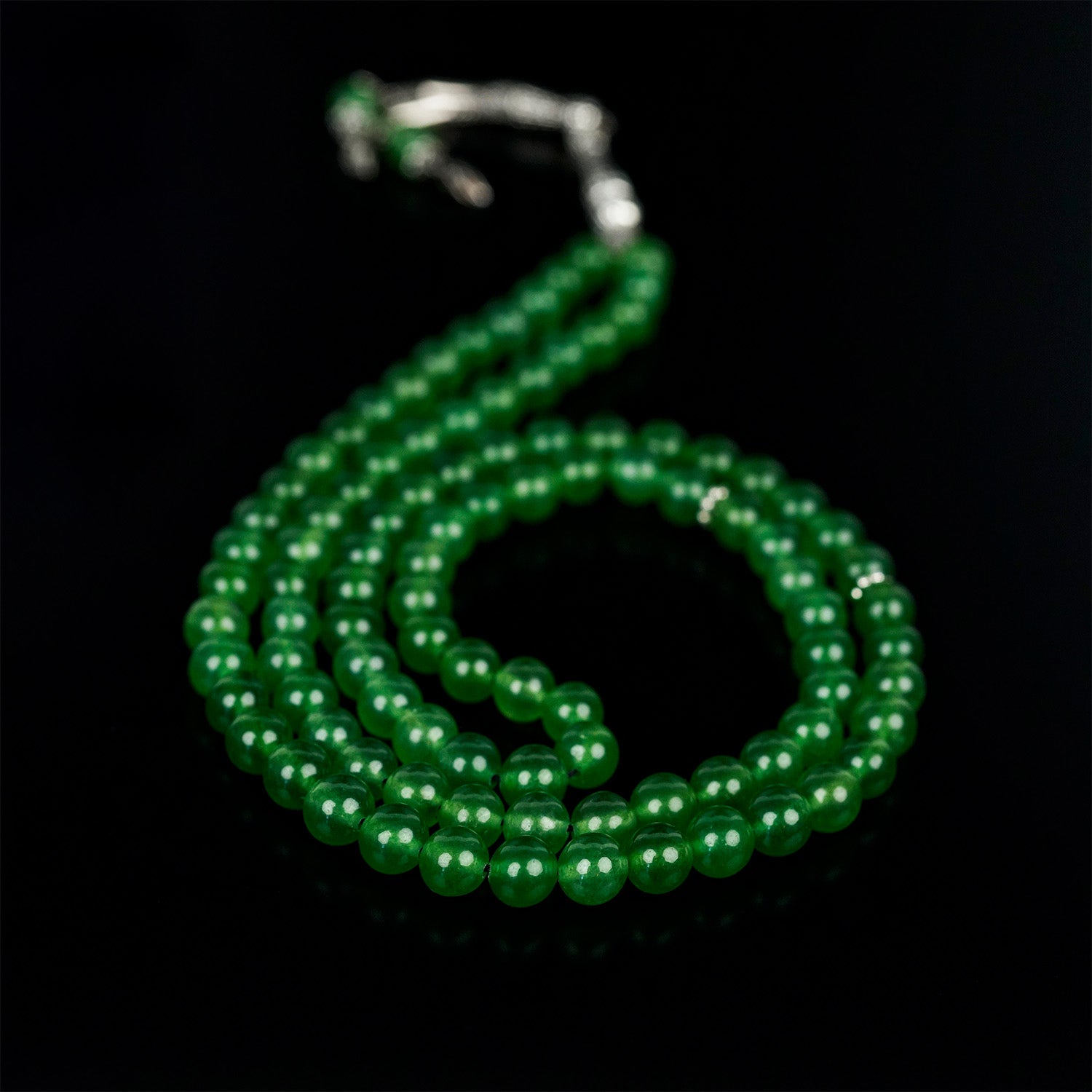 Premium Jade Green Islamic Tasbih - 99 Beads Muslim Prayer Beads for Meditation, Dhikr & Spiritual Relaxation | Perfect Gift for Eid, Ramadan & Daily Worship