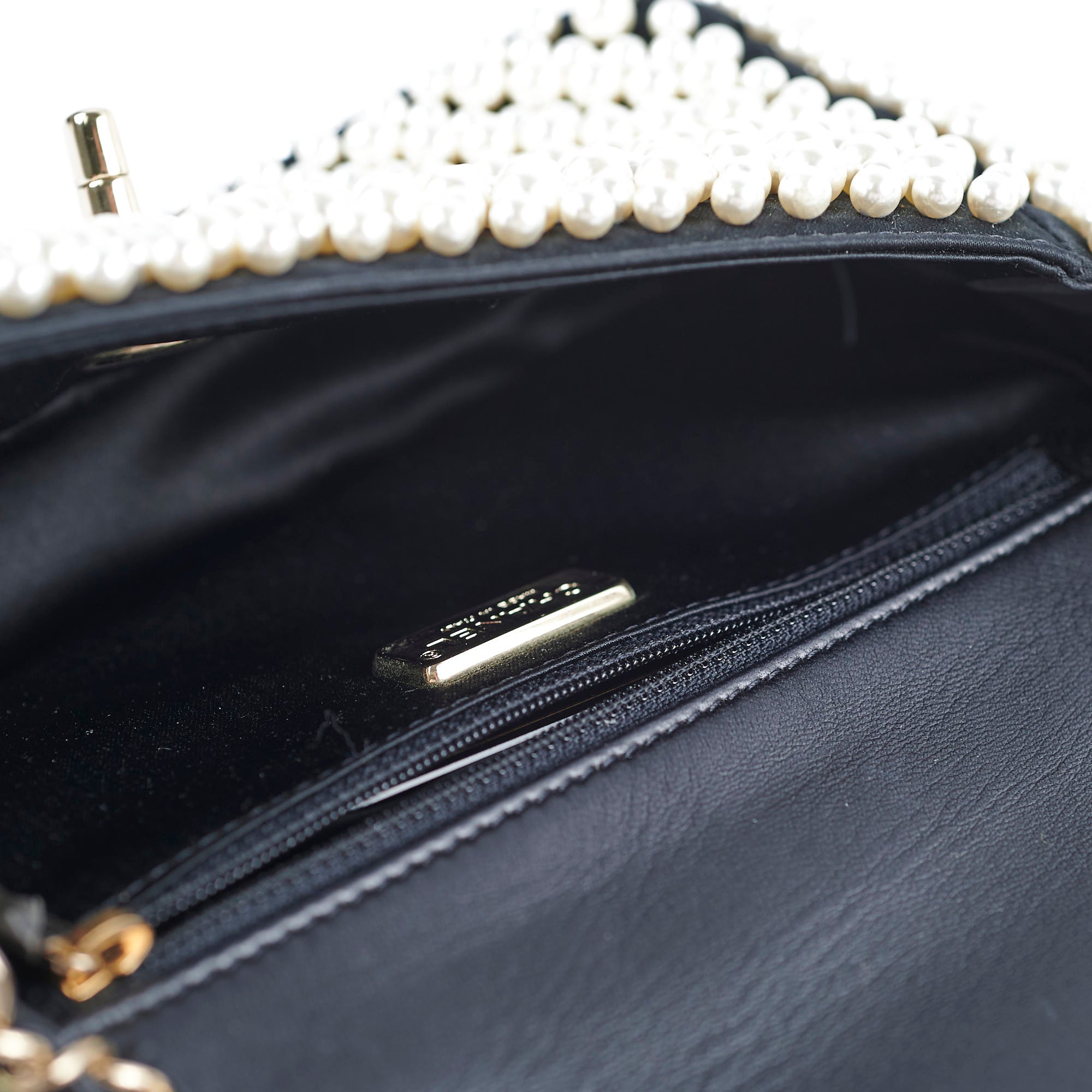 Chanel Pearl Mini Rectangular Bag Black 27 Series - Luxury Designer Crossbody Purse for Women, Perfect for Evening Parties & Special Occasions