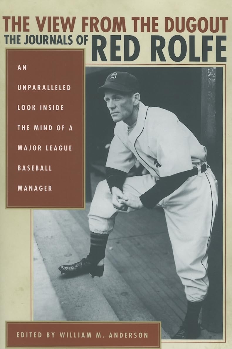 Red Rolfe's Dugout Journals: Exclusive Baseball Memoirs & Insights for Fans and Collectors | Perfect for Sports Enthusiasts and History Buffs