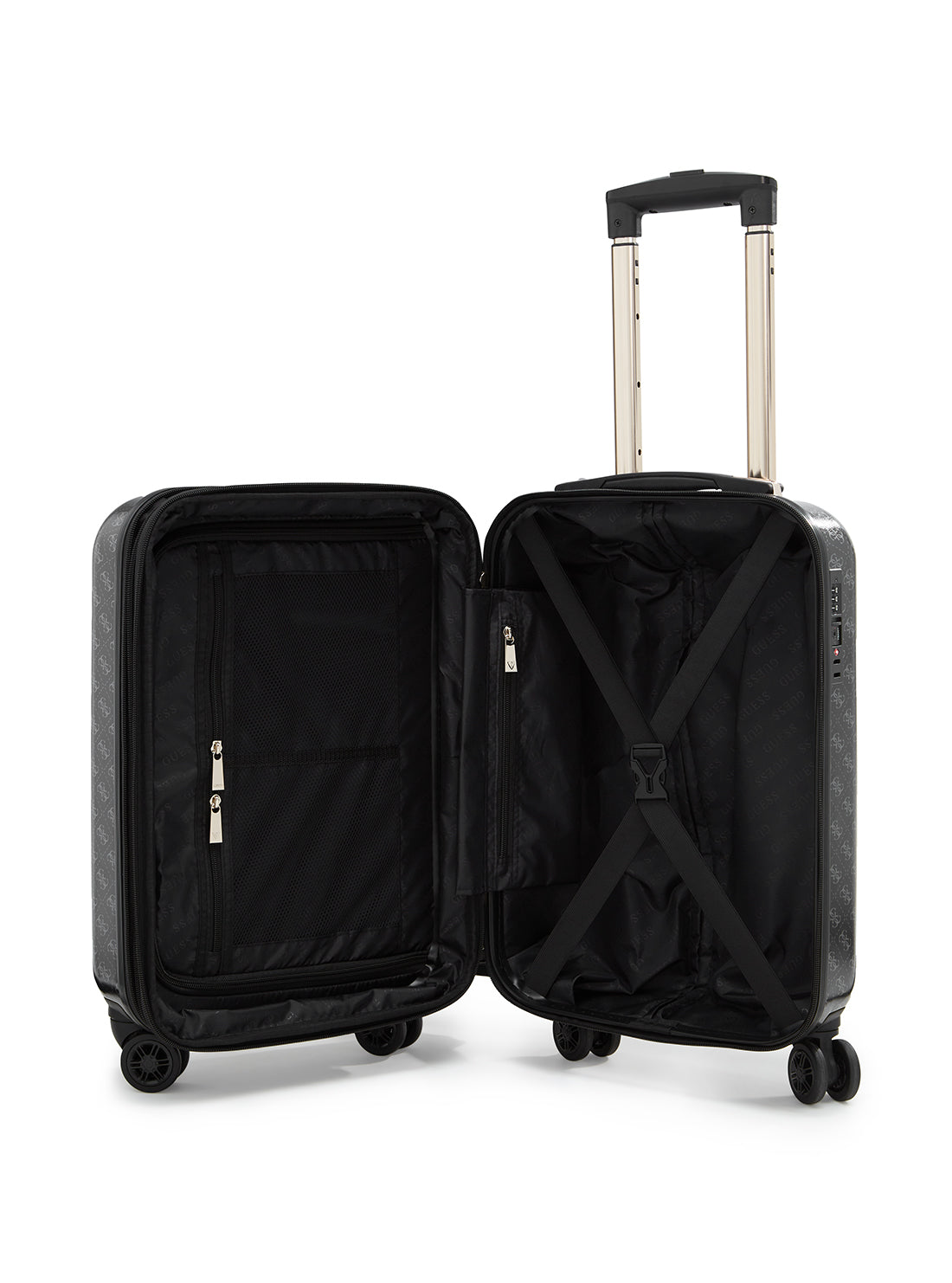 Jesco 45cm Suitcase with Coal Logo - Lightweight Carry-On Luggage for Business Travel & Weekend Getaways