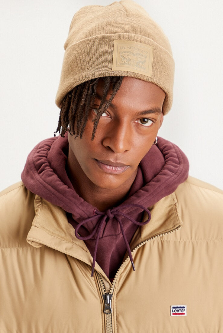 2 Horse Patch Logo Beanie - Unisex Winter Hat for Men & Women - Perfect for Outdoor Activities, Sports & Casual Wear