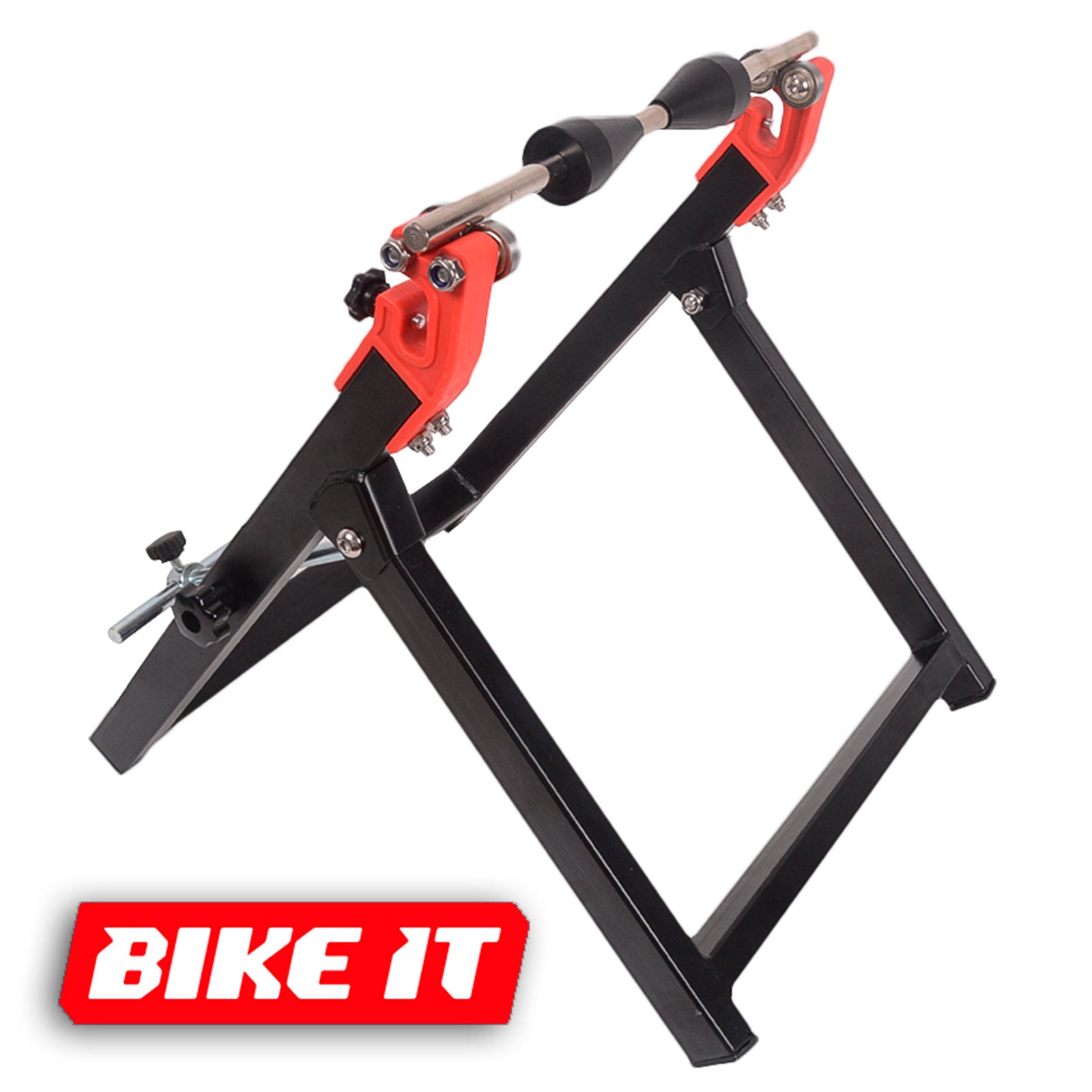 Foldable & Portable Wheel Balancer Stand - Professional Bike Wheel Truing Tool for Motorcycle & Bicycle Repair - Perfect for Home Garage, Bike Shops & Roadside Maintenance