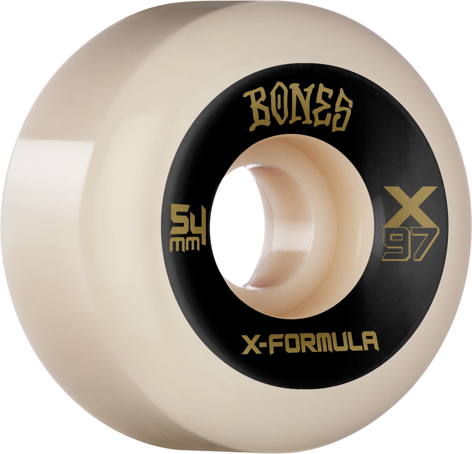 Bones X-Formula 97A Skateboard Wheels - High Performance Urethane Wheels for Street & Park Skateboarding - Perfect for Tricks, Cruising & Smooth Rides