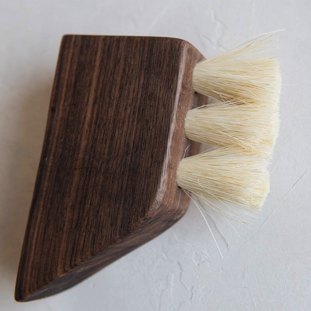 Premium Medium Wooden Counter Brush No. MT0980 - Natural Wood Handle for Kitchen, Bar & Restaurant Cleaning - Ideal for Countertops, Tables & Hard Surfaces