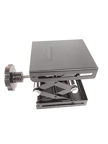 Heavy Duty Laboratory Jack Stand - Adjustable Steel Support for Lab Equipment, Science Experiments & Industrial Use | Stable & Durable Workbench Lift Platform for Chemistry, Physics & Research Labs