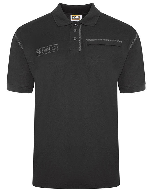 JCB Trade Work Polo Shirt for Men - Durable & Comfortable Workwear - Perfect for Construction, Landscaping & Outdoor Jobs