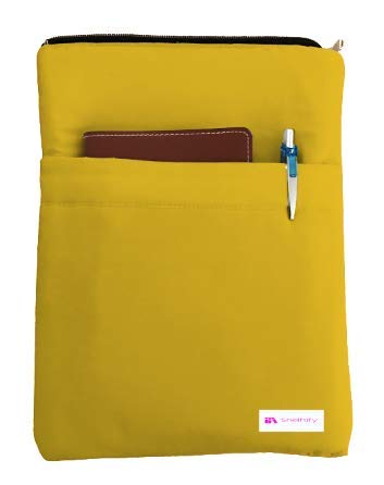 Honey Yellow Book Sleeve Cover for Hardcover & Paperback Books - Perfect Gift for Book Lovers - Ideal for Reading, Travel, and Book Protection (Notebooks & Pens Not Included)