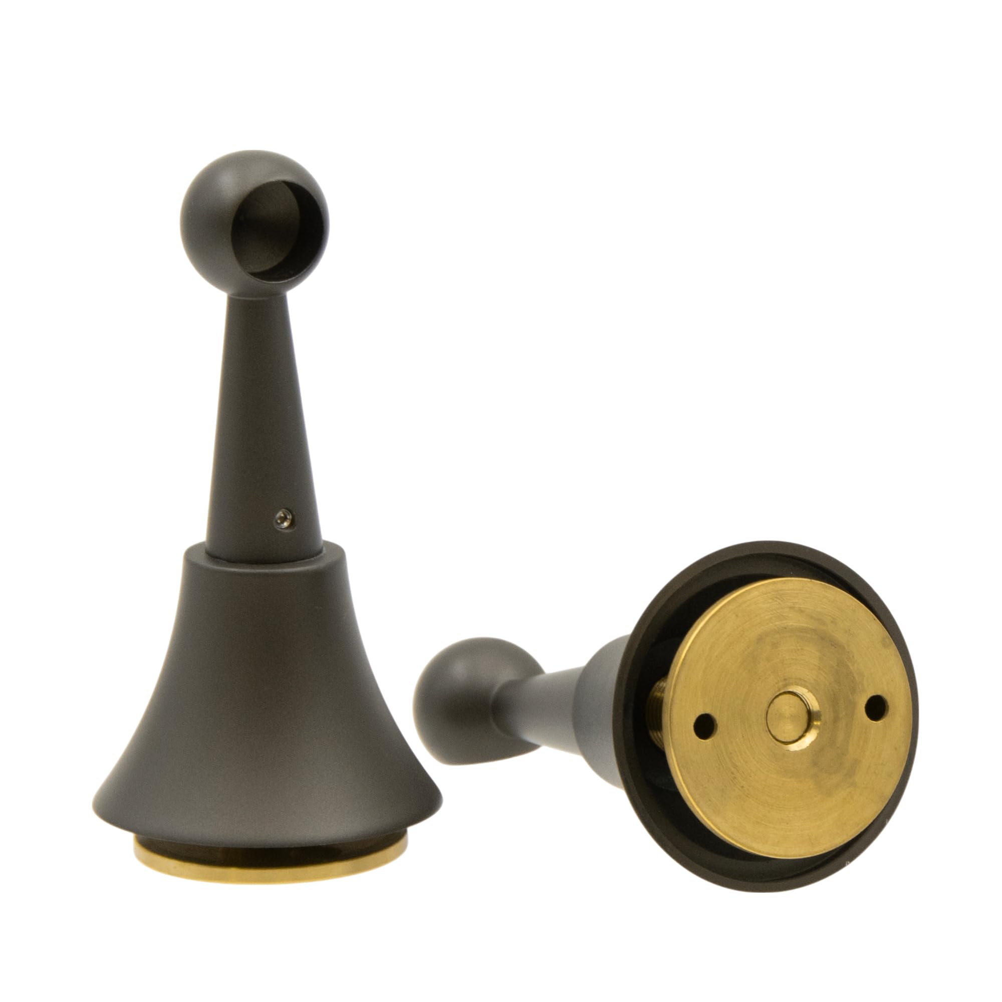 Sarah Collection Double Mounted Toilet Paper Holder in Rustica Brass - Elegant Bathroom Accessory for Modern Homes & Luxury Hotels