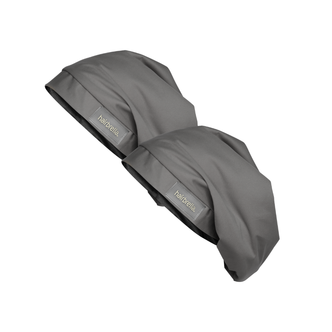 Hairbrella Lite Satin Lined Rain Hat for Women - Waterproof Umbrella Hat Bundle of 2 - Perfect for Walking, Running, Hiking & Outdoor Activities in Rainy Weather